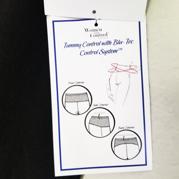 NEW Women With Control Tall Prime Stretch Denim Crop Pants Black Size XLT $63 - Picture 6 of 15